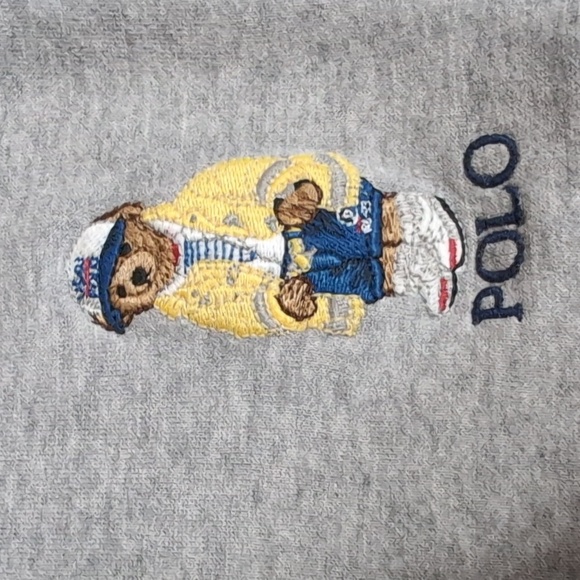 Polo Ralph Lauren Polo Bear Fleece Shorts Size XL In Heathered Gray - Picture 2 of 8